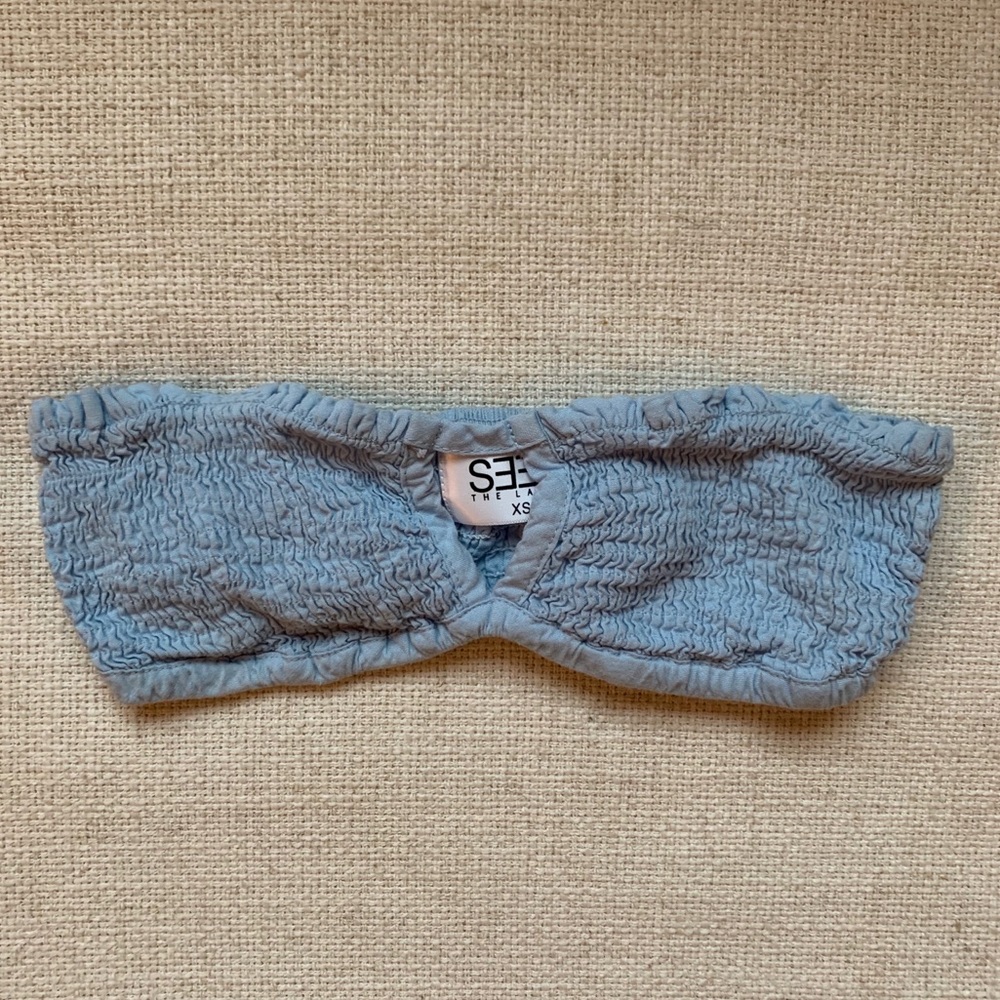 LF Frill Ruched Bandeau